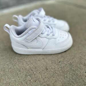Nike Court Borough Low 2 Kids (Toddlers) Sneakers White BQ 5453-100 8C Shoes